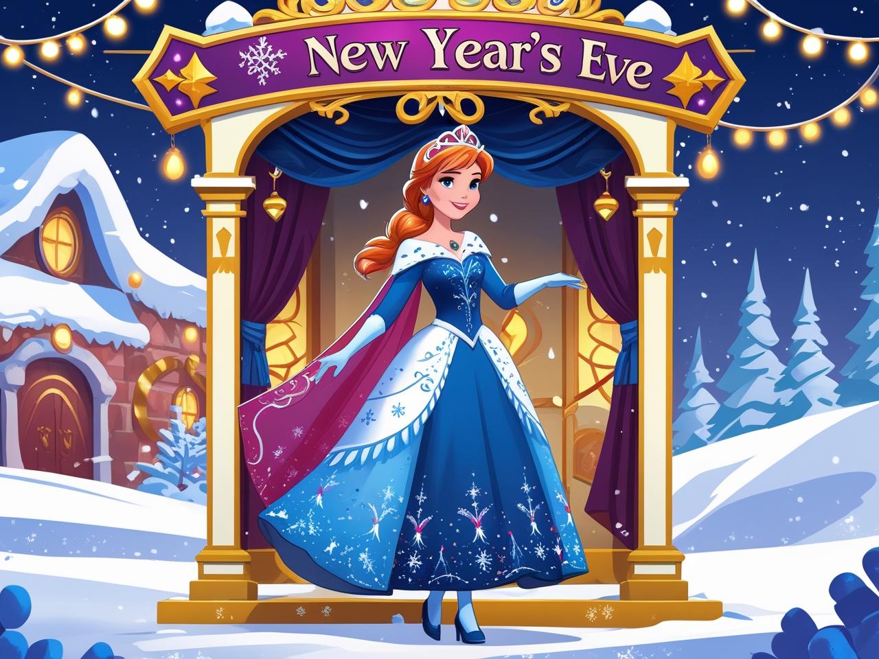 Frozen Princess New years Eve