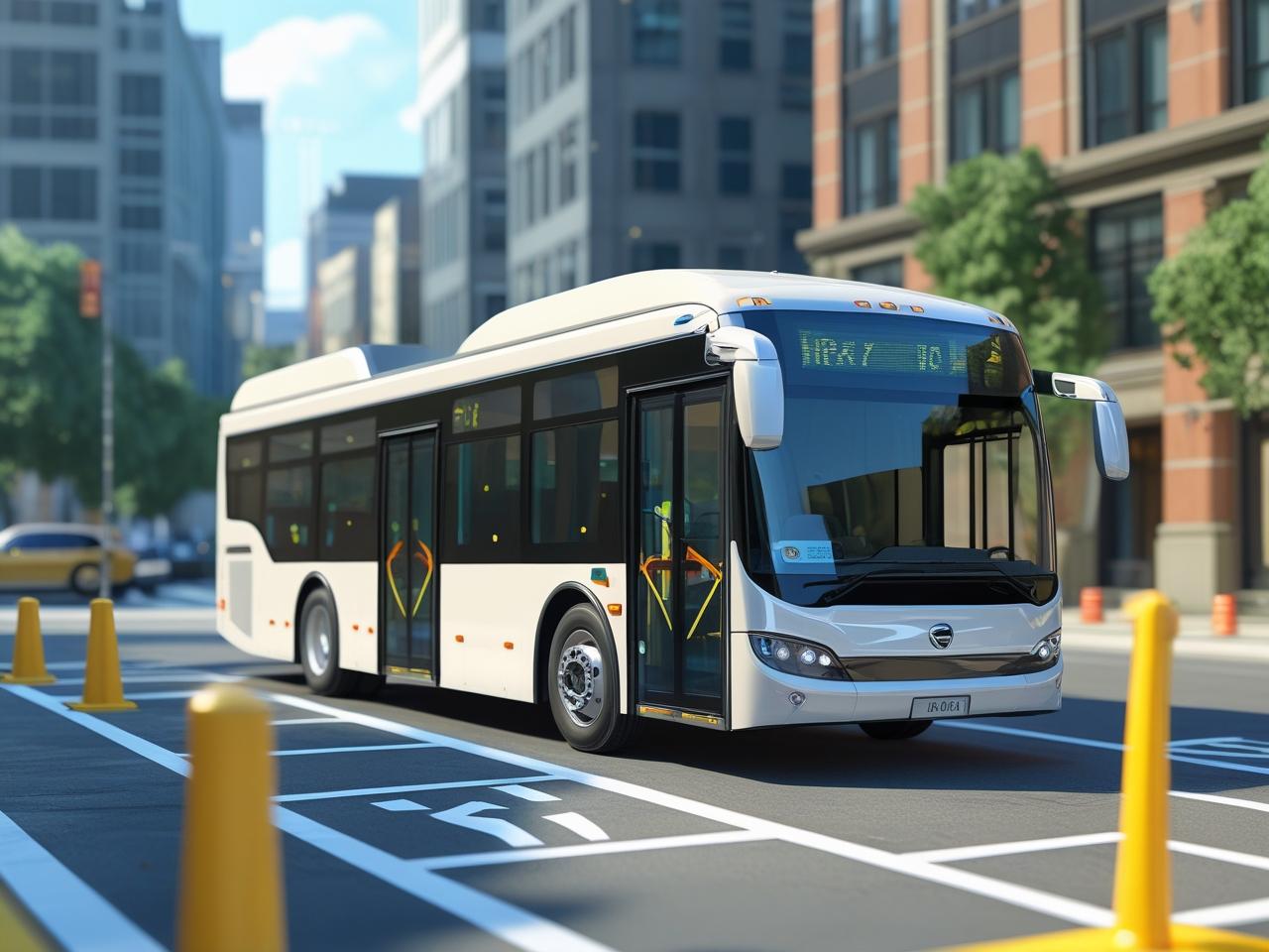 Modern Bus Parking Free